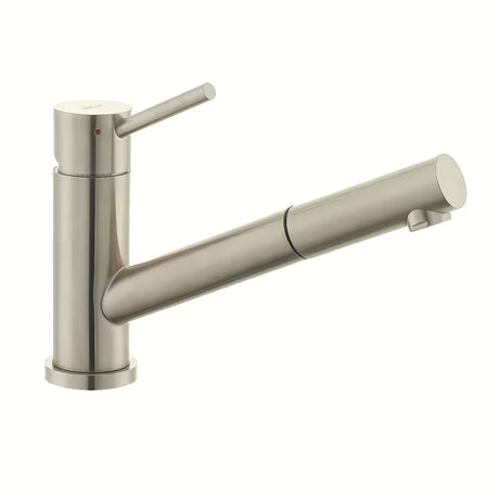 Nerjaveča armatura za pomivalno korito SIKO Steel z izvlečno prho v izvedbi supersteel