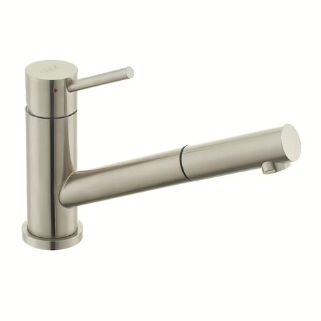 Nerjaveča armatura za pomivalno korito SIKO Steel z izvlečno prho v izvedbi supersteel