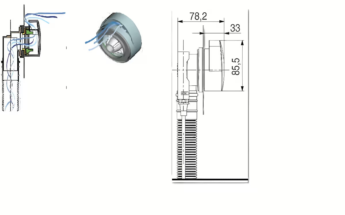 Silfra sifon za kad avtomatik s obrnutim preljevom vključno s sifonom pro za povećanje razine vode u kadi