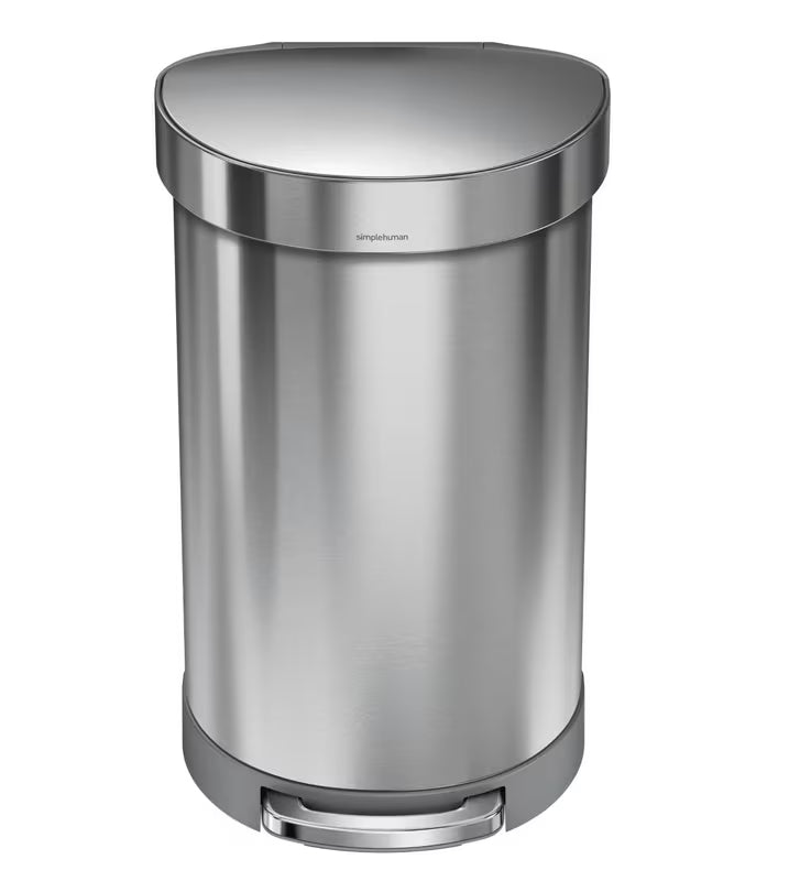 Koš za Smeti Simplehuman Pedal bin iz brušenega nerjavnega jekla s pedalnim odpiranjem