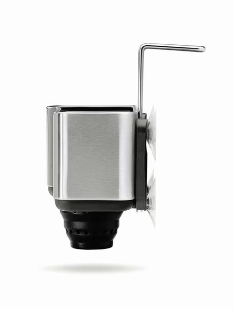 Držalo za gobico Simplehuman Sink caddies iz krtačenega nerjavečega jekla z nosilcem in priseski