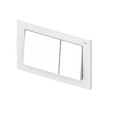 Bijelo aktivirna tipka Tece Base pro WC školjka s dvokoličinskim ispiranjem