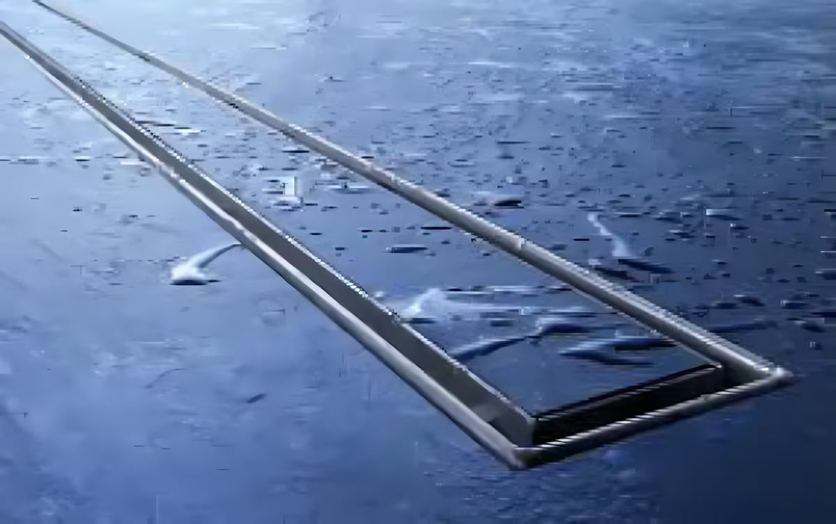 Tece Drainline ravni nehrđajući rešetka za kanaleto plate pro za umetanje pločica s poliranim vidljivim rubovima