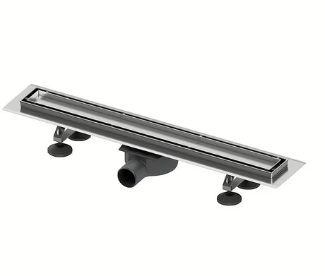 Tece Linus kanaleta za tuš 90 cm z rešetko pro za vstavitev ploščic v izvedbi chrome