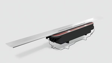 Kanaleta za Tuš Tece Tecedrainprofile 80 cm v izvedbi Supersteel iz nerjavečega jekla