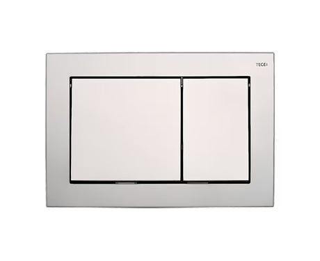 Plastično aktivirna tipka Tece tecenow u mat krom izvedbi pro dvokoličinsko ispiranje WC školjka