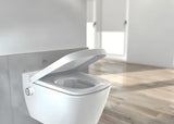 Bela WC deska Tece Teceone s pokrovom in mehko Zapiranje Soft Close pro s tihim zapiranjem