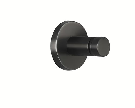 Kavelj za brisačo Tesa v krtačeni hard graphite izvedbi z lepilno montažo tesa Power.Kit