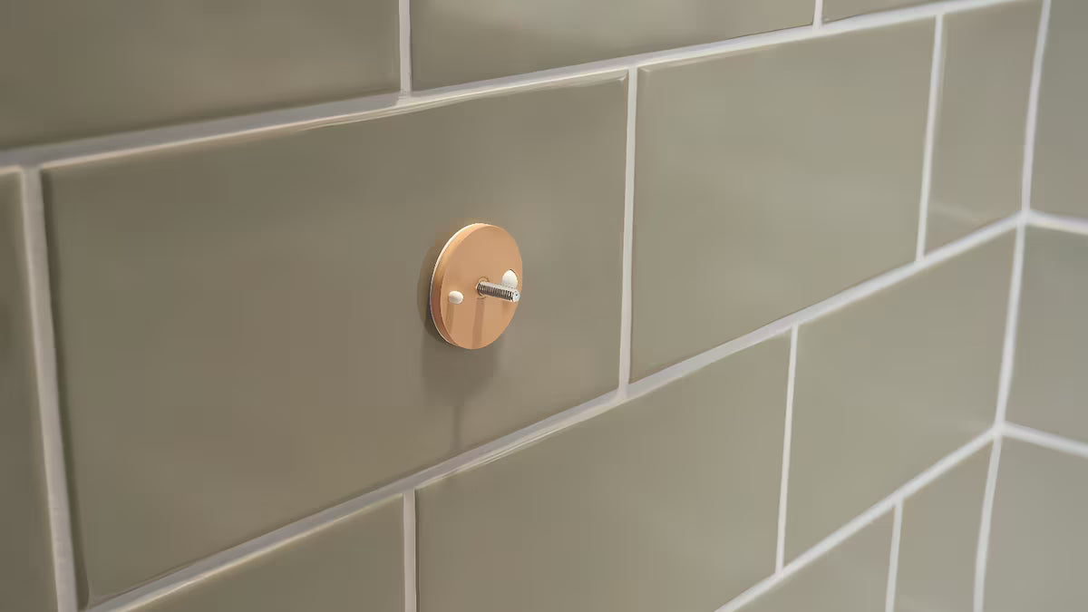 Tuš polica tesa v krtačeni izvedbi hard graphite pro montaža brez vrtanja z lepljenjem
