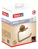 Bronast držalo za toaletni papir Tesa brez pokrova z montažo brez vrtanja s sistemom tesa Power.Kit