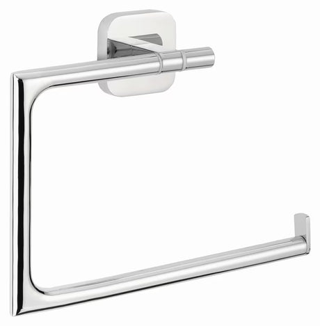 Kromiran samolepilni držalo za brisače Tesa Elegaant pro montaža brez vrtanja v kopalnici.