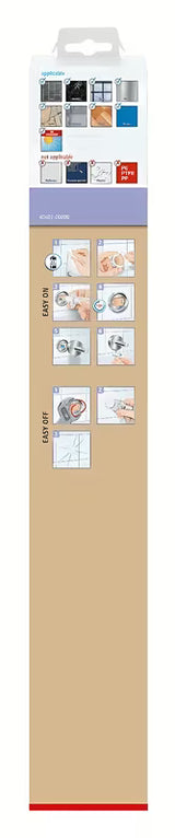 Brončani stenski kavelj Tesa s montažom bez bušenja uz tehnologiju Power.Kit