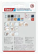 Tesa Hukk montažni komplet z adapterjem BK20 in lepilom tesa Power.Kit pro montaža brez vrtanja