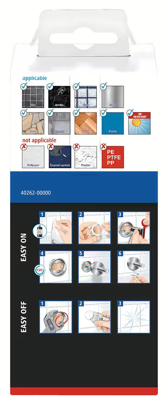 Samoljepljivi kavelj Tesa Klaam u sjajnom kromu pro vješanje ručnika bez bušenja