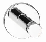 Kromiran kavelj Tesa powerbutton pro za montažo brez vrtanja na gladke površine v kopalnici in kuhinji.