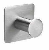 Kavelj Tesa powerbutton Classic iz krtačenega nerjavečega jekla pro montaža brez vrtanja.