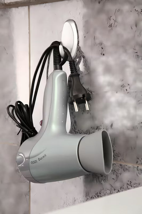 Veliki samolepilni kaveljčki Tesa Powerstrips v krom videzu pro montaža brez vrtanja