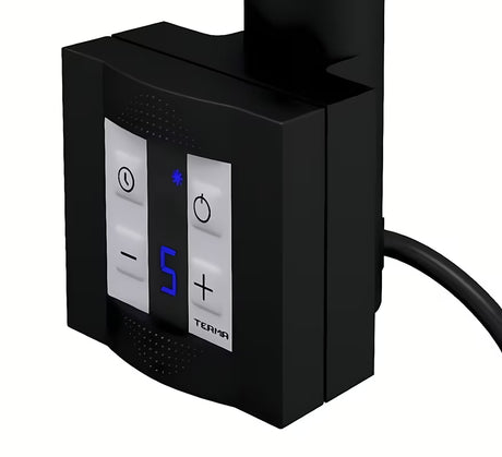 Električni radiator Thermal Trend KD Economy 80x60 cm u mat crnoj boji s termostatom KTX 4