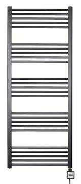 Električni radiator Thermal Trend KD Economy 60x150 cm v črni mat barvi s termostatom KTX.