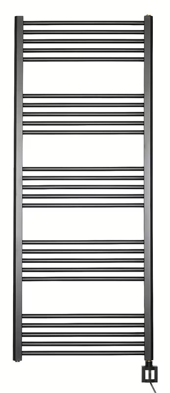 Električni radiator Thermal Trend KD Economy 150x60 cm v črni mat barvi s termostatom KTX4.