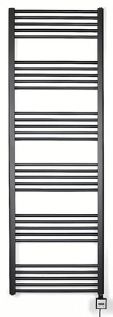 Električni radiator Thermal Trend KD Economy 180x60 cm v črni mat barvi s termostatom KTX 3.