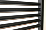 Električni radiator Thermal Trend KD Economy 180x60 cm v črni mat barvi s termostatom KTX 3.