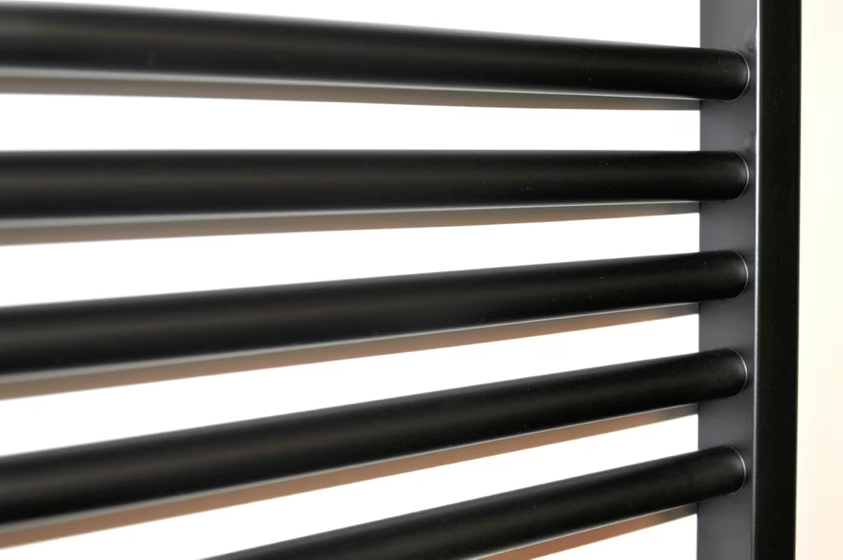 Električni radiator Thermal Trend KD Economy 180x60 cm v črni mat barvi s termostatom KTX 3.