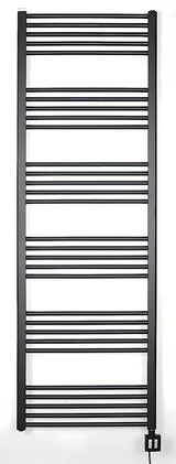 Električni radiator Thermal Trend KD Economy 180x60 cm v črni mat barvi s termostatom KTX 4