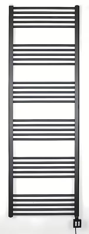Električni radiator Thermal Trend KD Economy 180x60 cm v črni mat barvi s termostatom KTX 4