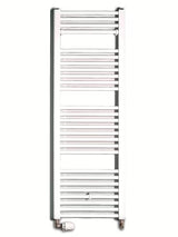 Bel kombiniran cevni radiator Thermal Trend KD 132x45 cm, primeren za kopalnico