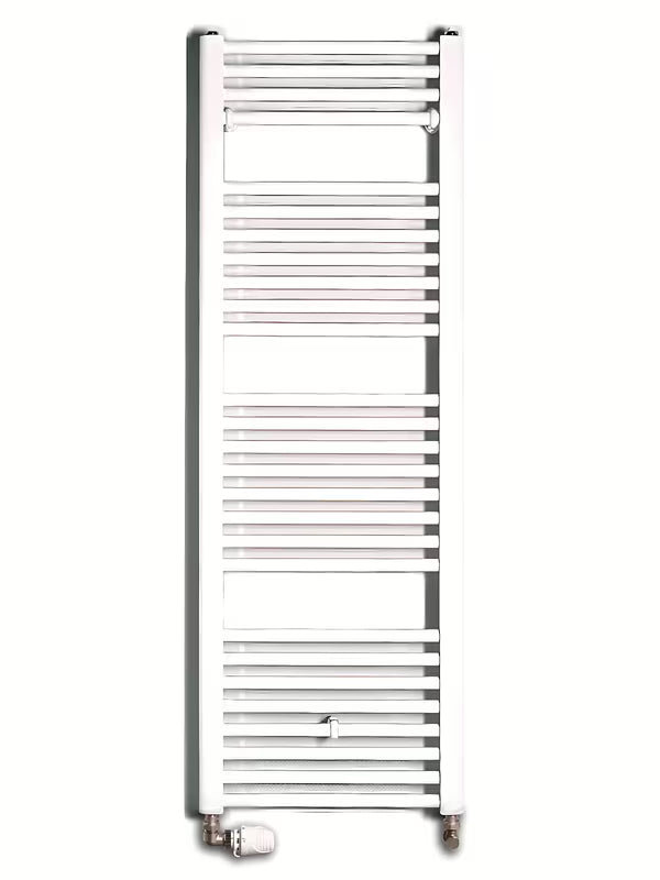 Bel kombiniran cevni radiator Thermal Trend KD 132x45 cm, primeren za kopalnico