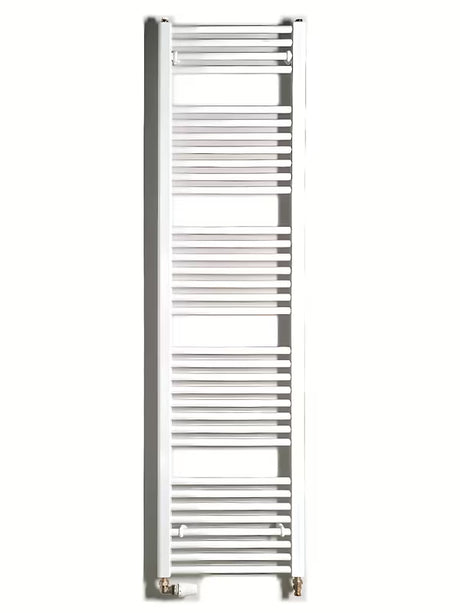 Bel kombiniran cevni radiator Thermal Trend KD 168x45 cm, primeren za kopalnico in hodnik.