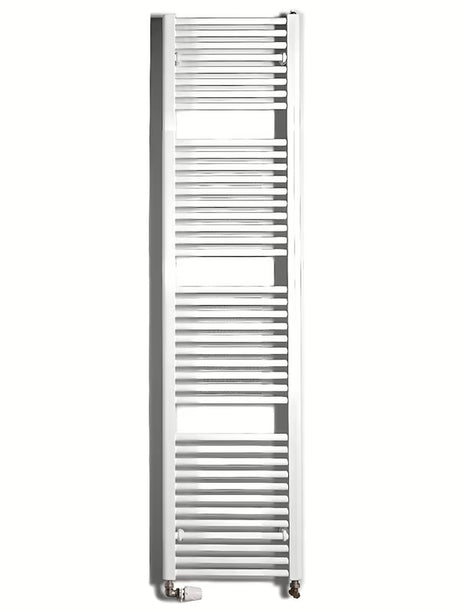 Bel kombiniran cevni radiator Thermal Trend KD 45x185 cm za kopalnico