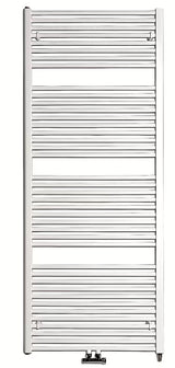 Bel kombiniran toplovodni radiator Thermal Trend KD 132x60 cm s stranskim in sredinskim priklopom 50 mm
