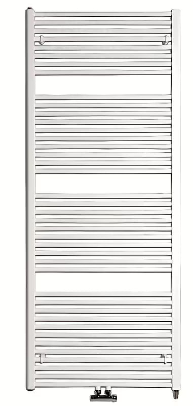 Bel kombiniran toplovodni radiator Thermal Trend KD 132x60 cm s stranskim in sredinskim priklopom 50 mm