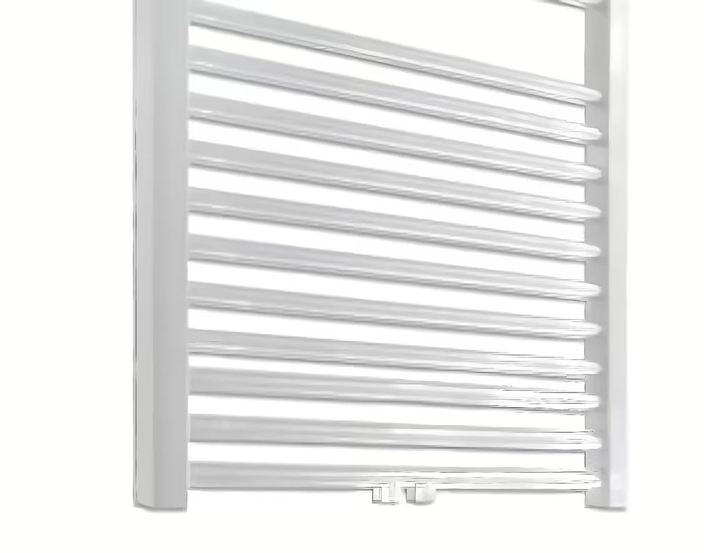 Bel kombiniran toplovodni radiator Thermal Trend KD 132x60 cm s stranskim in sredinskim priklopom 50 mm