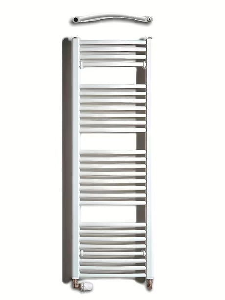 Bel kombiniran cevni radiator Thermal Trend KDO 45x132 cm za kopalnico