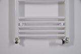 Bel kombiniran cevni radiator Thermal Trend KDO 45x132 cm za kopalnico