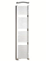 Bel kombiniran cevni radiator Thermal Trend KDO 45x185 cm za kopalnico.