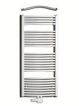 Thermal Trend Kdo kombiniran kopalniški radiator 132x60 cm v beli barvi s sredinskim priklopom