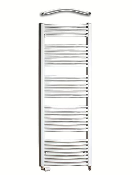 Bel kombiniran cevni radiator Thermal Trend KDO 168x60 cm, primeren za kopalnico in hodnik.