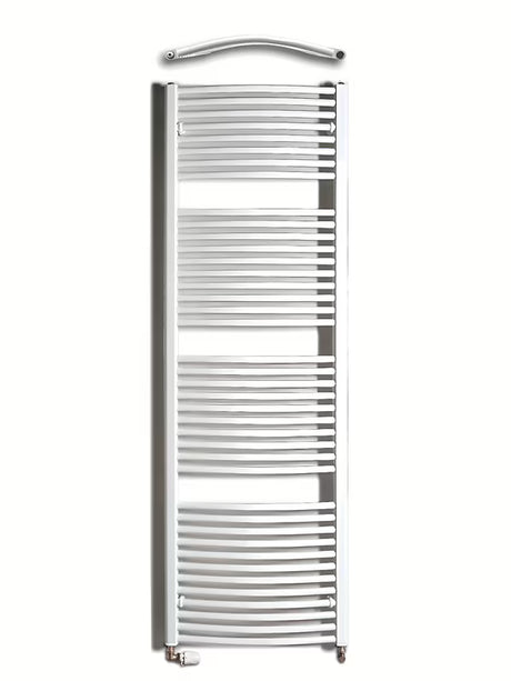 Bel kombiniran cevni radiator Thermal Trend Kdo 60x185 cm za kopalnico