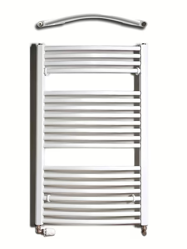 Bel kombiniran cevni radiator Thermal Trend KDO 60x96 cm, primeren za kopalnico