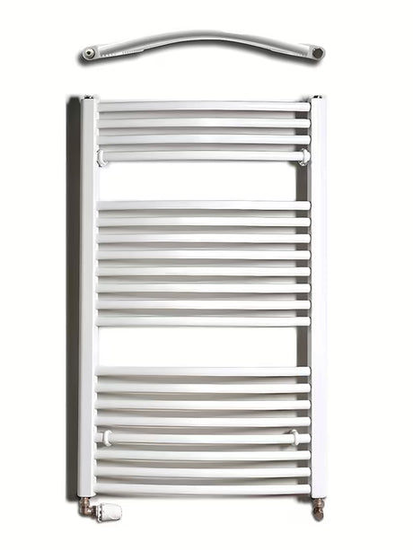 Bel kombiniran cevni radiator Thermal Trend KDO 60x96 cm, primeren za kopalnico