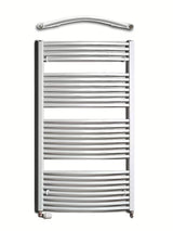 Bel kombiniran cevni radiator Thermal Trend KDO 132x75 cm pro za kopalnico ali hodnik.