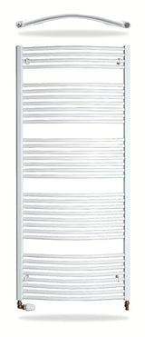 Bel kombiniran cevni radiator Thermal Trend Kdo 75x168 cm pro za kopalnico