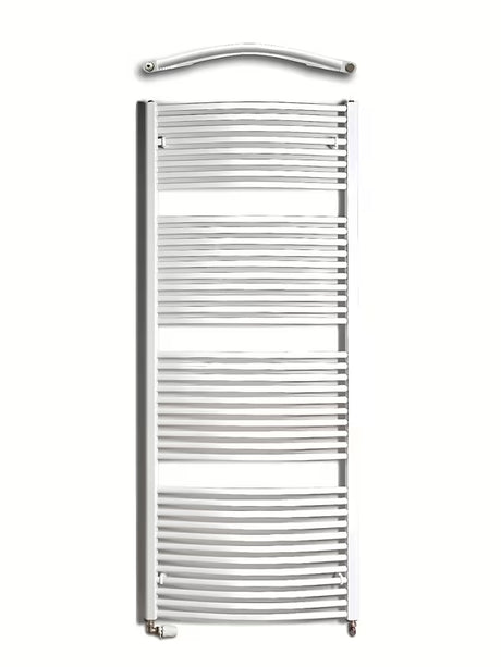 Bel kombiniran cevni radiator Thermal Trend KDO dimenzije 75x185 cm, primeren za kopalnico.