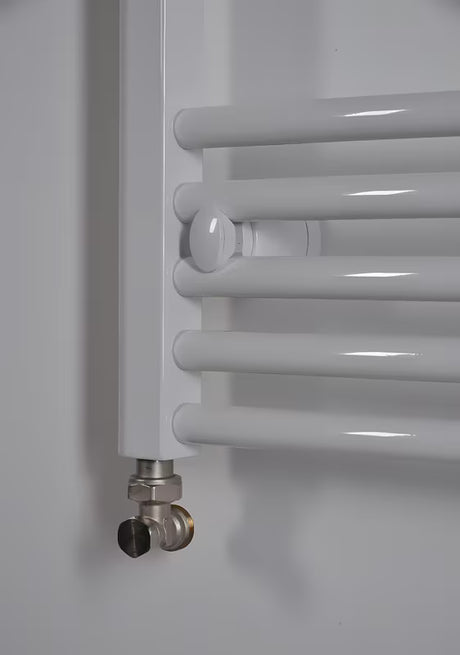 Bel kombiniran cevni radiator Thermal Trend KDO 96 x 75 cm za kopalnico