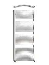 Bijeli kombiniran cijevni radiator Thermal Trend KDO dimenzija 75x185 cm, prikladan za kupaonicu.