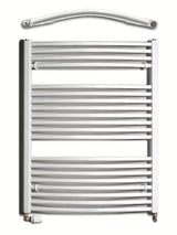 Bijeli kombiniran cijevni radiator Thermal Trend KDO 96 x 75 cm za kupaonicu